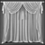 Classic Style Curtains 3D model small image 2