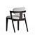 Elegant Adam Court Upholstered Chair 3D model small image 2