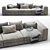 Stylish Lema SNAP Sofa 3D model small image 3