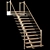 Modern Staircase Design 3D model small image 1