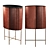 Plissè Mobile Bar - Elegant and Functional Design 3D model small image 1