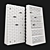 Babylone Bookcase: Elegant and Functional 3D model small image 3