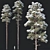 Snow-covered Pine Trees - Set of 2 3D model small image 1