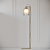 Title: LUMI Brass Floor Lamps - Elegant Gray Lighting 3D model small image 1