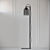 Title: LUMI Brass Floor Lamps - Elegant Gray Lighting 3D model small image 2