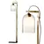 Title: LUMI Brass Floor Lamps - Elegant Gray Lighting 3D model small image 5