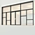 Panoramic Stained Glass Window: Elegant Glazing 3D model small image 2