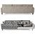 Modern 3 Seater Sofa 3D model small image 3