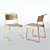 High-Quality 3D Canteen Chair 3D model small image 2