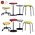 Title: Steelcase B-Free Sit Stand Collection 3D model small image 1