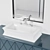 Oasis Rivoli 6-Piece Bathroom Set 3D model small image 2