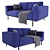 Comfy Jarrod Sofa | Stylish and Compact 3D model small image 1