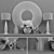 Luxury Decor Set 35: Elegant & Versatile 3D model small image 3