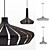 Elegant Pendant Luminaries by Bugatti 3D model small image 3