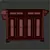 Stylish Robinwood Granite Kitchen Island 3D model small image 3