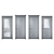 Elegant and Stylish Laban Interior Doors 3D model small image 1
