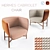 Essentials of Hermes: Cabriolet Chair 3D model small image 1