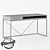 Minimalist Loft Desk 3D model small image 2