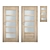 Nordic Oak Sonoma Finish Interior Doors 3D model small image 1