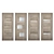 Timeless Elegance: Optim Nova Interior Doors 3D model small image 1