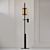 Sculptural Typography Floor Lamps 3D model small image 3