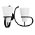 Lightstar Fiacolla 733627 Wall Sconce 3D model small image 2