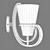 Lightstar Fiacolla 733627 Wall Sconce 3D model small image 3
