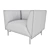 Copla Chair: The Perfect Blend of Style and Comfort 3D model small image 2