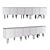 Modern Multileg Cabinet Showtime 3D model small image 2