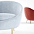 Modern Elegance Ether Chair 3D model small image 2