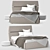 Riialto Pianca Bed: Sleek Design for Stylish Comfort 3D model small image 1