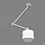 Modern Meccano Lightstar Chandelier 3D model small image 3