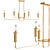 Sleek and Sophisticated: Kichler Alden Pendant Light 3D model small image 1