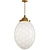 Elegant Brass Mini Pendant 3D model small image 1