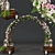 Elegant Floral Wedding Arch 3D model small image 2