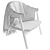 TurboSmooth Armchair: Stylish and Comfortable 3D model small image 3