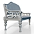 Theater Small Bench: Moscow Inspiration 3D model small image 3