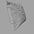 Luxury Crystal Accent Pillows 3D model small image 2