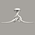 ARMONIA Chandelier: Elegant White LED 6723OHM 3D model small image 2