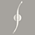 Harmonious OM Sconce in Mantra ARMONIA Series 3D model small image 2