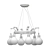 Divinare Houston 6-Light Nickel Chandelier 3D model small image 3
