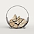 Burnished Steel Log Rack 3D model small image 2