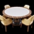 Elegant Ale Table-Judit Armchairs 3D model small image 2