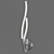 Elegant CORINTO Sconce: OM Mantra 3D model small image 1