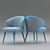 Elegant Tippi Dining Chair 3D model small image 2