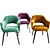 Elegant Woodleg Armchairs by Eero Saarinen 3D model small image 2