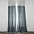 Elegant Drapery Curtain 3D model small image 1