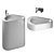 Rexa BOMA Porcelain Basin 3D model small image 1