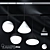 Magnetic Droplight Chandelier: Modern Elegance 3D model small image 1