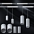 Sleek Magnetic Cylinder Pendant 3D model small image 2